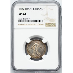 Dritte Republik, 1 Franc 1902, Paris
