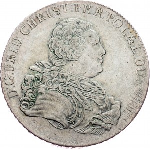 Frederick Christian, 1 Conventionsthaler 1763, FWôF, Dresden