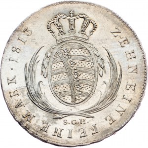 Sachsen, 1 Thaler 1813, SGH