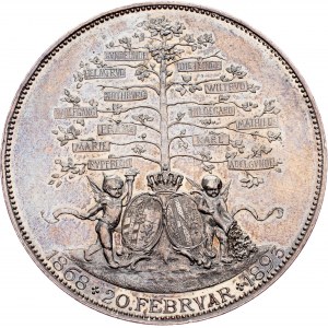 Ludwig III., Medaille 1893, A. Börsch