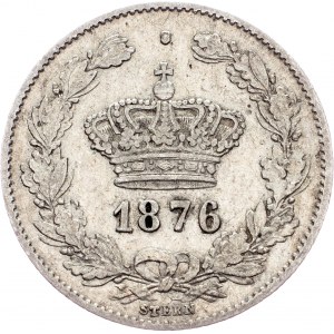 Carol I., 50 Bani 1876, Brüssel