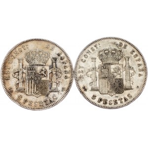 Alfonso XIII, 5 Peseten 1898, SGV