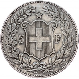 Bundesstaat, 5 Franken 1891, Bern