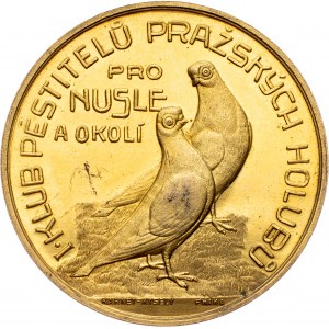 Czechoslovakia, Medal ND, Karnet - Kyselý