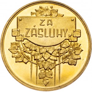 Czechoslovakia, Medal ND, Karnet - Kyselý