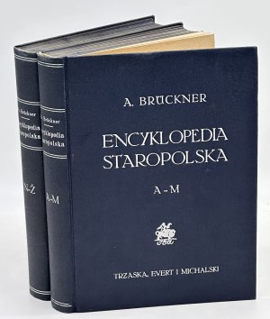 Brückner Aleksander- Encyklopedia staropolska [perfektný stav][zv.I-II,komplet].