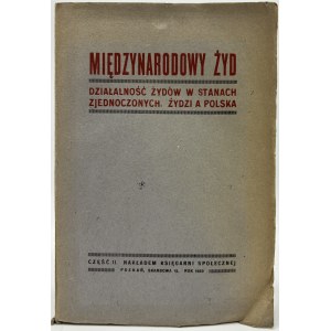 International Jewry. Jewish activities in the United States. Jews, and Poland.