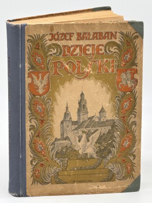 Bałaban Józef - Dzieje Polski [cover by Rudolf Mękicki].