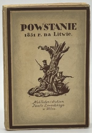 Mościcki Henryk- The 1831 Uprising in Lithuania [from the bookplate of Marian Brandys][cover by Jerzy Hoppen].