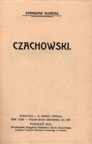 Długosz Stanisław- [Dionizy] Czachowski [Poznaň 1914].