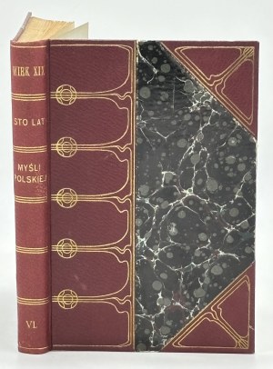 Le XIXe siècle. Cent ans de pensée polonaise. Vies, résumés, exceptions. Sous la direction de Ignacy Chrzanowski, Henryk Gallego, Stanisław Krzemiński. Volume VI Extraits n° 704-797