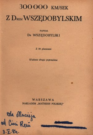 300 000 km za sekundu s Dre Wszędobylskim [fotomontáž Mieczysława Bermana].