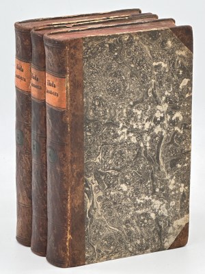 Homer- Iliad. Translated by Franciszek Dmochowski [beautiful period half leather][Warsaw 1827].