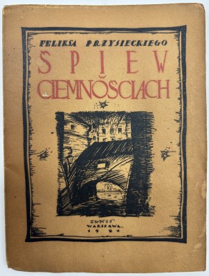 Przysiecki Feliks- Śpiew w ciemnościach [copertina disegnata da Tadeusz Gronowski].