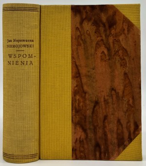 (Société démocratique)Niemojowski Jan Nepomucen- Mémoires [Varsovie, Cracovie, etc. 1925].
