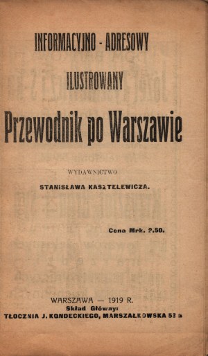 Informative and Address Illustrated Guide to Warsaw [Warsaw 1919].