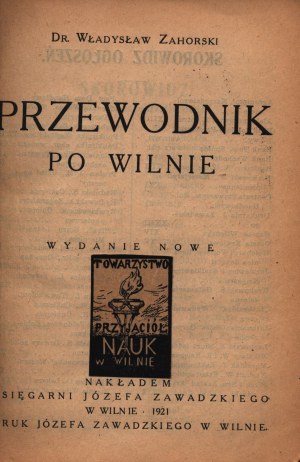 Zahorski Wladyslaw - Sprievodca po Vilniuse [Vilnius 1921].