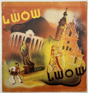 Lviv. Dépliant touristique [couverture de Zygmunt Acedański].