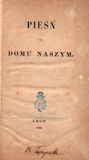 Pol Wincenty- Pieśń o domu naszym [descrizione delle festività, dei rituali e delle usanze che costituiscono la colonna portante della polesità].