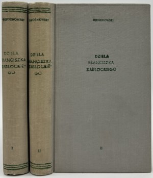 Works of Franciszek Zablocki published by F.S.Dmochowski (Fircyk w zalotach) [vol.I-II][Warsaw 1829].