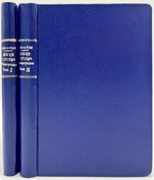 Bobrzynski Michal- Szkice i studja historyczne Volume I and II [Krakow 1922].