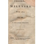 Vilnius Weekly. 1822, vol.III [Napoleonica, travels from Japan, news about diamonds, beginnings of Sarmatians].
