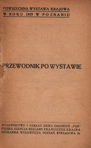 Guide to the General National Exhibition [Poznań 1929].