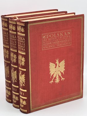 Polen, seine Geschichte und Kultur - [gebunden von F.J. Radziszewski][Komplette T. I- III].