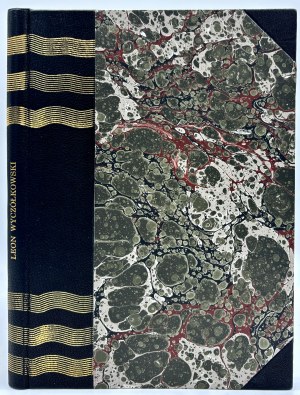 Leon Wyczółkowski. Commemorative book published on the 80th anniversary of his birth [wide half leather].