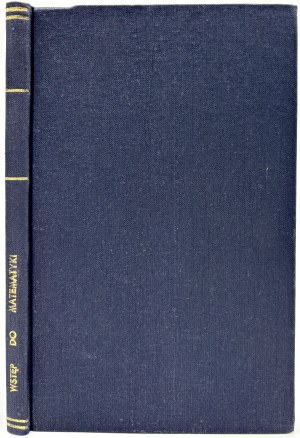Vronsky H. - Introduction au cours de mathématiques [Paris 1880].