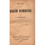 Wroński H. - Wstęp do wykładu mathematyki [Paryż 1880]