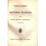 Tatarkiewicz Władysław- Historja filozofji [Tom I-II] [Lwów 1933]