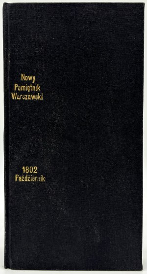 Nowy Pamiętnik Warszawski. Rok 1802. Październik