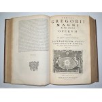 GRZEGORZ I, papież - Sancti Gregorii Magni papae primi Opera. Sixti V. pont. max. iussu, emendata, aucta...