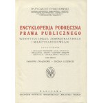 CYBICHOWSKI, Zygmunt - Encyklopedia podręczna prawa publicznego (konstytucyjnego...