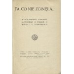 SLONSKI, Edward - Ta, co nie zginęła... : eine Auswahl von Gedichten von Edward Słoński über Polen, den Krieg ...