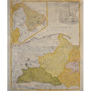 [PRUSY Zachodnie] Borussiae Occidentalis tabula Impensis Haeredum Homannianorum MDCCLXXV. [Nürnberg ok. 1780]...