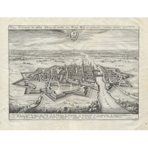 [ELBLĄG] Merian, Matthäus (1593-1650) - Wahre Contrafactur der Statt Elbing wie dieselbe von Konigl: Maij...