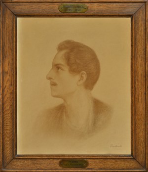 KRUDOWSKI, Franciszek (1860-1945) - Portret Juliusza Słowackiego...