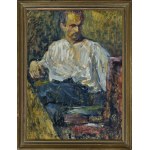 MAKOWSKI, Józef (1914-1997) - Autoportret. Olej na kartonie 41x31 cm (w świetle opr.), sygn. p. d. : Makowski...