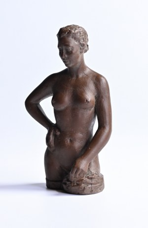 HORNO-POPLAWSKI, Stanislaw (1902-1997) - Nude. Patinated plaster, height 34 cm, signed by...