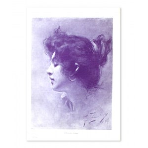 Franciszek ŻMURKO (1859-1910) Violetta grafika XIX w