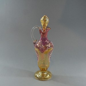 Decanter, Germany, Petersdorf, circa 1880, attributed to Fritz Heckert