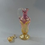 Decanter, Germany, Petersdorf, circa 1880, attributed to Fritz Heckert