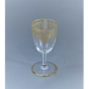 Wine glass, France, circa 1930, Baccarat