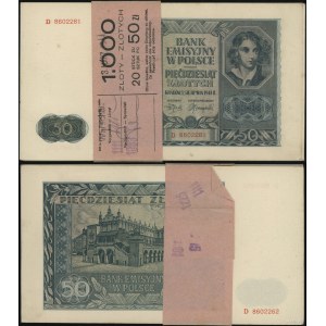 Polska, 20 x 50 złotych, 1.08.1941