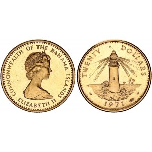 Bahamas 20 Dollars 1971