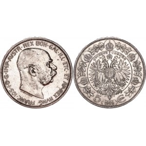 Austria 5 Corona 1909