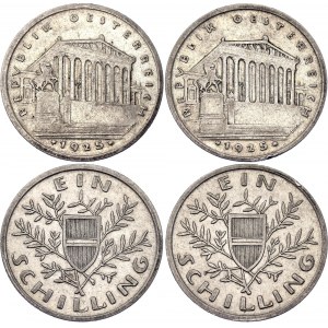 Austria 2 x 1 Schilling 1925