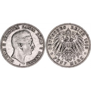 Germany - Empire Prussia 5 Mark 1903 A